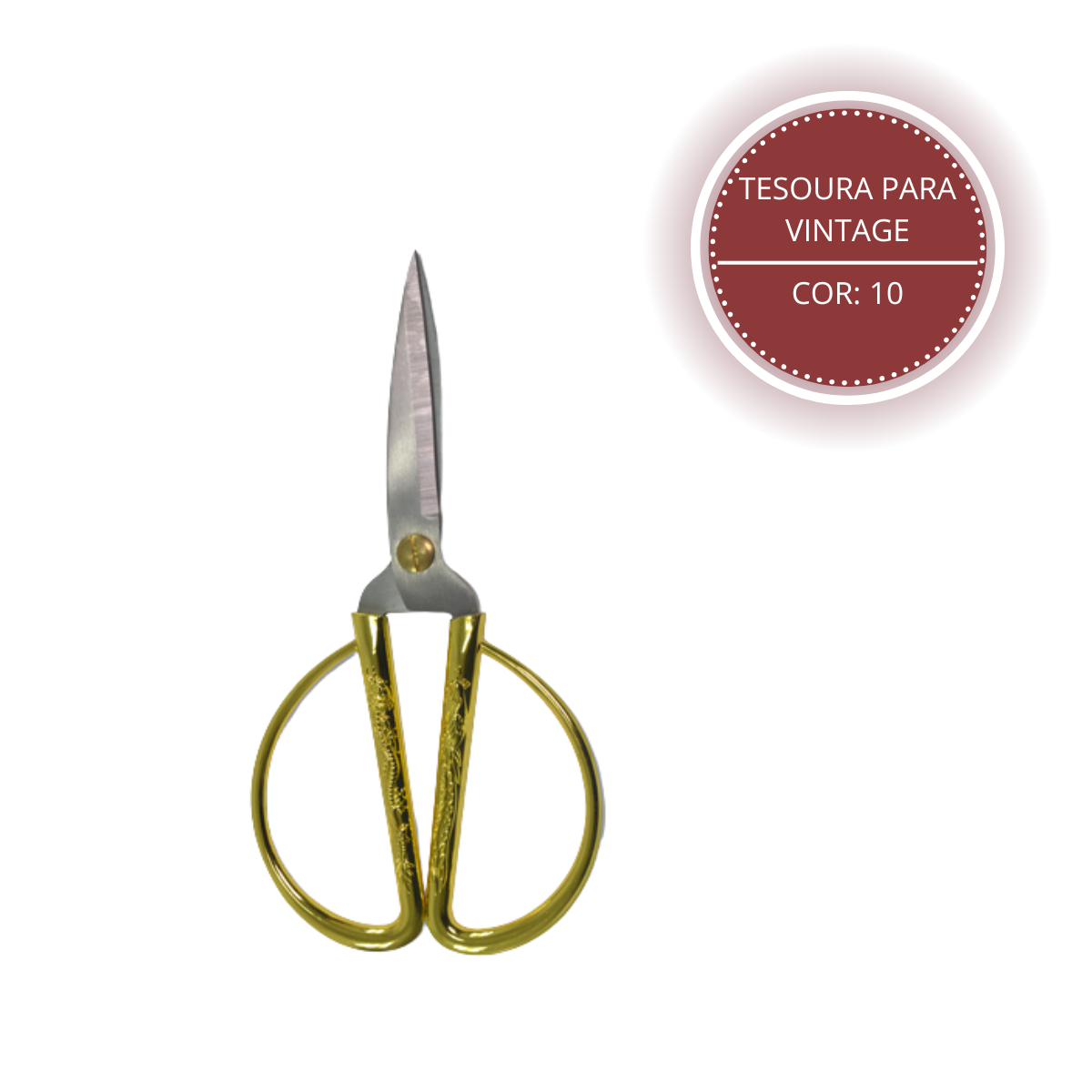 Tesoura Vintage Circulo